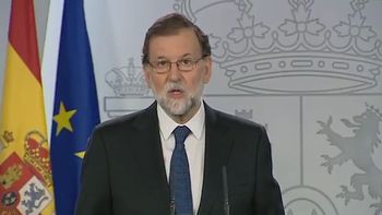 Mariano Rajoy, presidente español, decidió la intervención de Cataluña Mariano Rajoy, presidente español, decidió la intervención de Cataluña