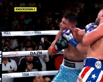 VIDEO: el KO del invicto Billy Joe Saunders al argentino Cóceres