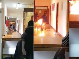 Hizo un incendio en la Municipalidad de Bariloche