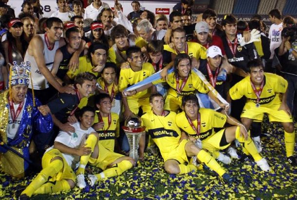 El plantel de Boca campeón en 2008