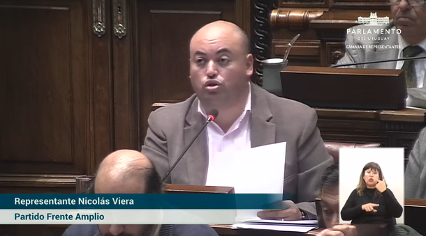 El diputado del Frente Amplio