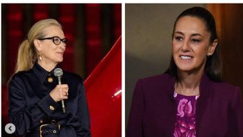 Elogios cruzados entre Meryl Streep y Claudia Sheinbaum. Elogios cruzados entre Meryl Streep y Claudia Sheinbaum.
