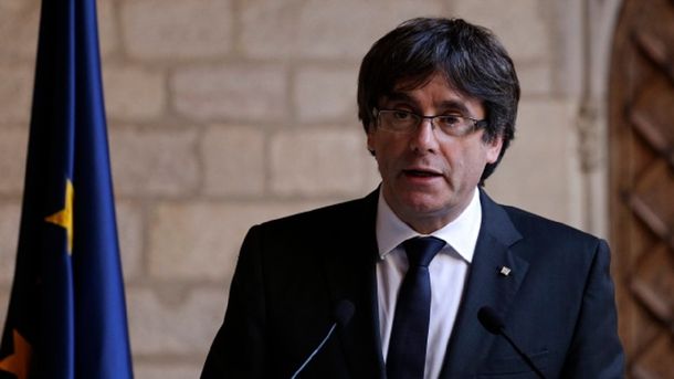 Puigdemont llamó a defender la independencia de Cataluña