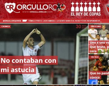 Un sitio de Independiente