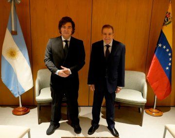 Javier Milei se reunió con Edmundo González Urrutia