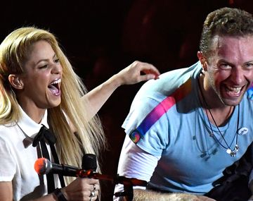 Shakira y Chris Martin