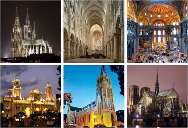 #TriviaM1: ¿Sabés a qué ciudad pertenece cada una de éstas catedrales?