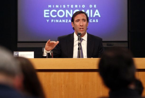 Lorenzino rechaza que la Argentina vaya camino a una recesión