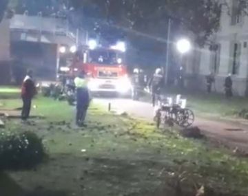 Incendio en el Hospital Moyano: evacuaron a 60 pacientes