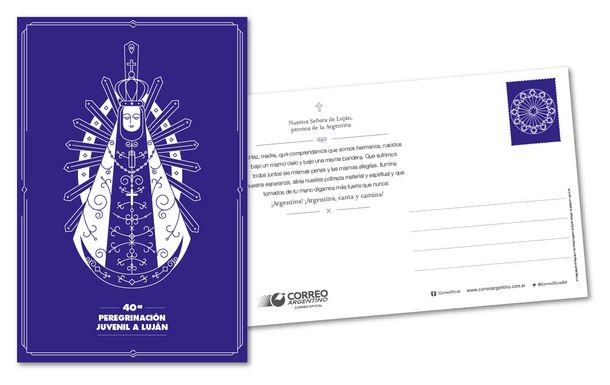 De Luján a Plaza San Pedro: los peregrinos podrán enviarle gratis una postal al Papa Francisco