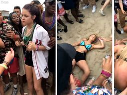 Brutal pelea entre dos chicas en Texas Brutal pelea entre dos chicas en Texas