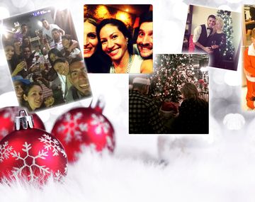 Así festejaron los famosos la Navidad