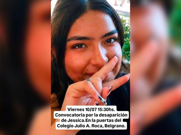 Familiares y amigos de Jessica convocaron a una marcha en la puerta del colegio al que asistía Familiares y amigos de Jessica convocaron a una marcha en la puerta del colegio al que asistía