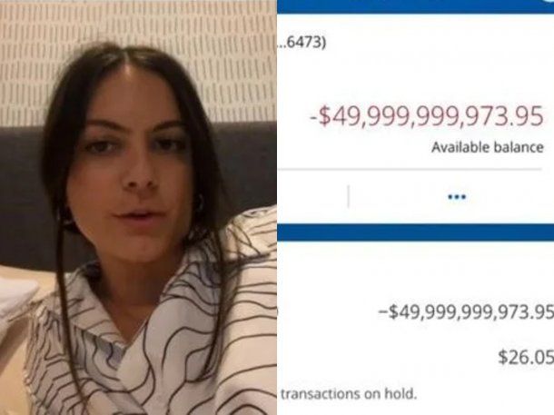 La reacción de una mujer que descubrió una deuda de U$S 50 mil millones en su homebanking 