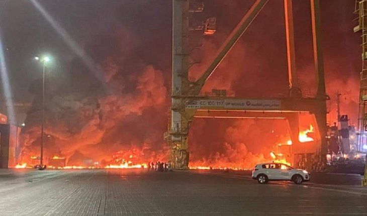VIDEO: Impresionante explosión en Dubái