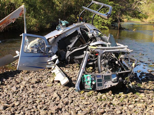 Cómo fue la caída del helicóptero en el que murió Jorge Brito