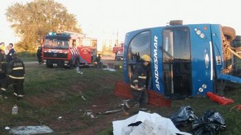 El accidente ocurrió en el ingreso de Río Cuarto El accidente ocurrió en el ingreso de Río Cuarto