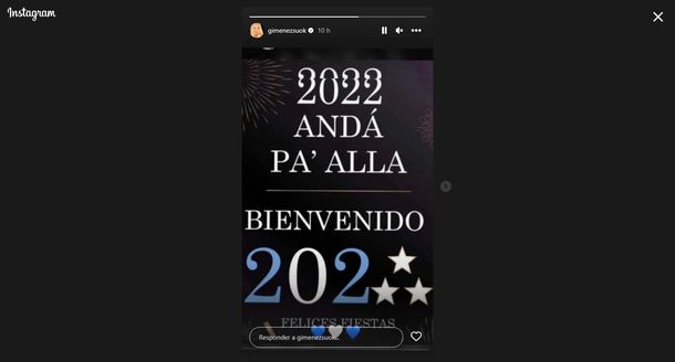 Los mensajes por Año Nuevo de los famosos en redes sociales
