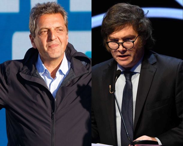Sergio Massa y Javier Milei competirán en balotaje el 19 de noviembre.