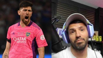 el elogio de kun agüero para agustin rossi: le viene salvando las papas a boca el elogio de kun agüero para agustin rossi: le viene salvando las papas a boca