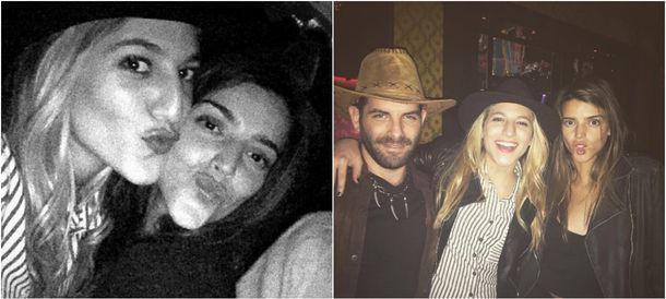 Marian Farjat y Calu Rivero, juntas en un famoso boliche porteño