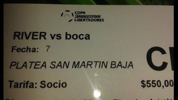 por un lamentable error, river cambiara algunas entradas por un lamentable error, river cambiara algunas entradas