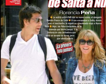 Las imágenes que confirman el romance de Flor Peña