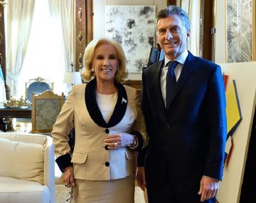 Mirtha almorzó con Macri y le hizo reclamos