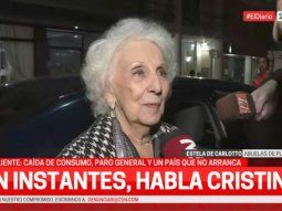 Estela de Carlotto apuntó contra Javier Milei: Es una forma de pensar contraria a la realidad
