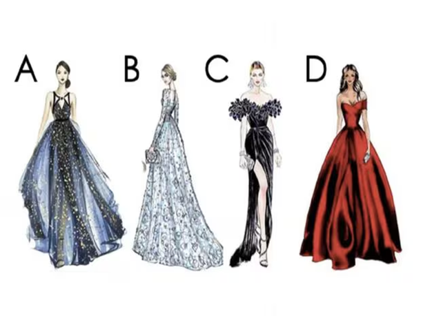 Test viral: descubrí cómo sos según el vestido que selecciones en la imagen