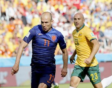 Mirá las mejores fotos del partido entre Australia y Holanda