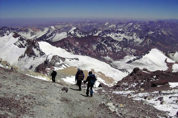 Un andinista alemán murió en el cerro Aconcagua