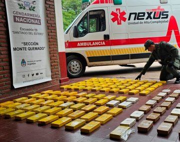 Santiago del Estero: incautaron 134 kilos de cocaína en una ambulancia