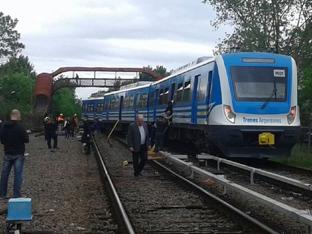 Tigre: descarriló una formación del tren Mitre