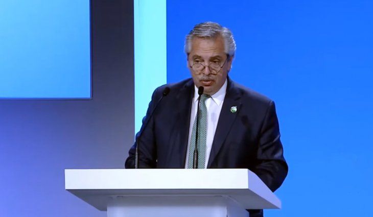 Alberto Fernández reclamó en la COP26 mayor flexibilidad para cumplir con la deuda
