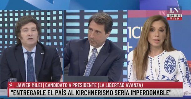 Javier Milei explotó contra Guadalupe Vázquez porque le preguntó por sus agresiones a Patricia Bullrich