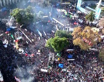 Marcha a favor de CFK.