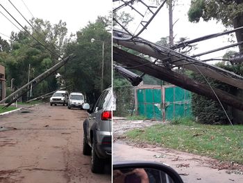Así quedó el barrio La Lonja después del temporal