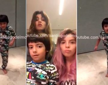 Benjamín Agüero baila al ritmo de la hija de Santiago del Moro