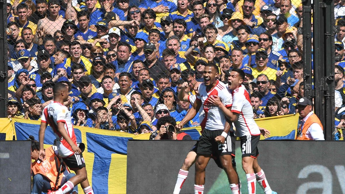 Superclásico: River le ganó 2-0 a Boca en La Bombonera