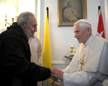 Fidel castro benedicto xvi papa