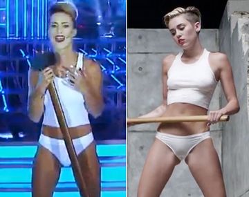 Rocío Guirao Díaz brilló en la piel de Miley Cyrus