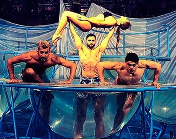 El adelanto del aquadance de Pampita en el Bailando.&nbsp;