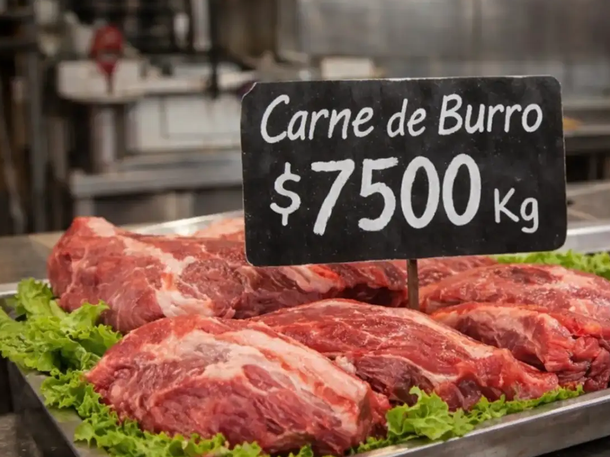 Sorpresiva propuesta en Chubut: una carnicería vende carne de burro a $7.500 el kilo
