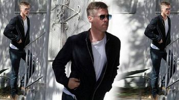 Brad Pitt se mostró muy flaco Brad Pitt se mostró muy flaco