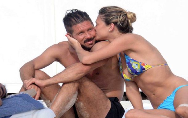 Diego Simeone será padre junto a su pareja Carla Pereyra