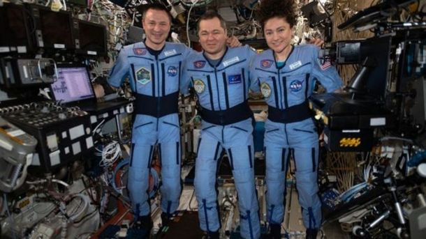 La reacción de tres astronautas que regresaron a la Tierra en plena pandemia