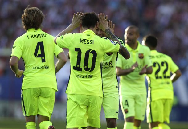 La alegría de Messi y Mascherano por una nueva consagración de Barcelona