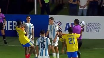 dura caida para la sub-17: argentina fue superada por colombia y hubo incidentes en el final