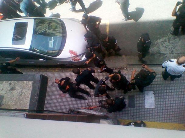 Cinco heridos durante un tiroteo en el Centro porteño